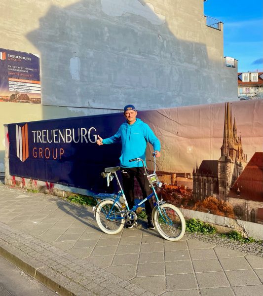 Mit dem Klapprad zum Weltrekord